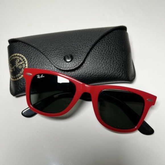 Ray-Ban Accessories - Ray Ban Wayfarer RB2140 with Red and Black